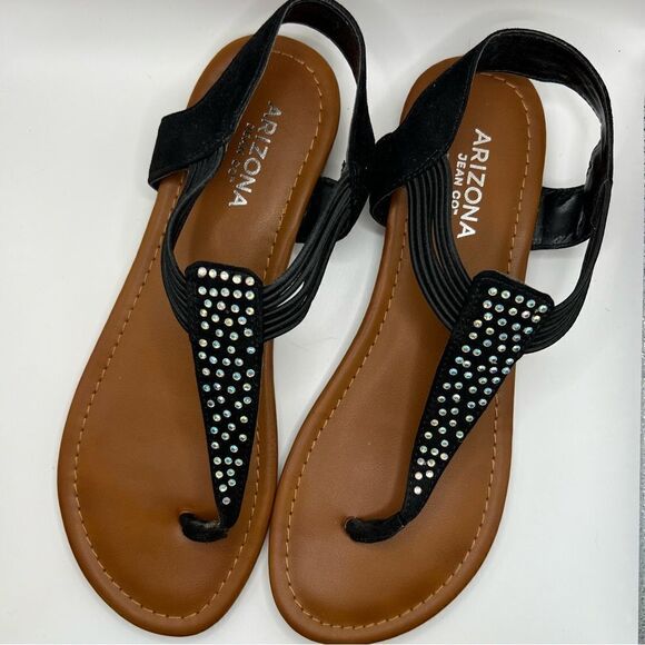 Arizona Jean CO Rhinestone Sandals 7 1/2 - Picture 3 of 7